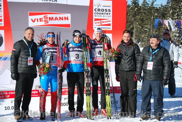 174 Nikolay Morilov, Dario Cologna, Anders Gloeersen, Petra Majdic
