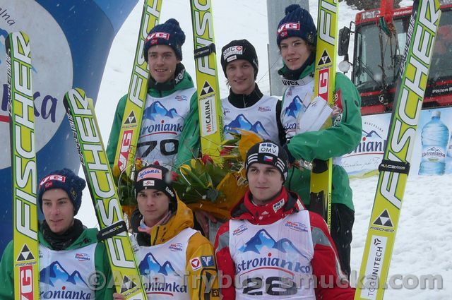 140 Andreas Stjernen, Marco Grigoli, Kenneth Gangnes, Manuel Fettner, Jiri Mazoch, Ole Marius Ingvaldsen