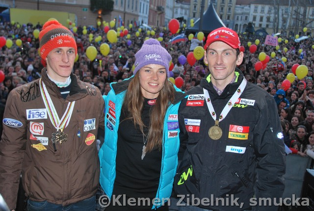 063 Peter Prevc, Tina Maze, Jakov Fak