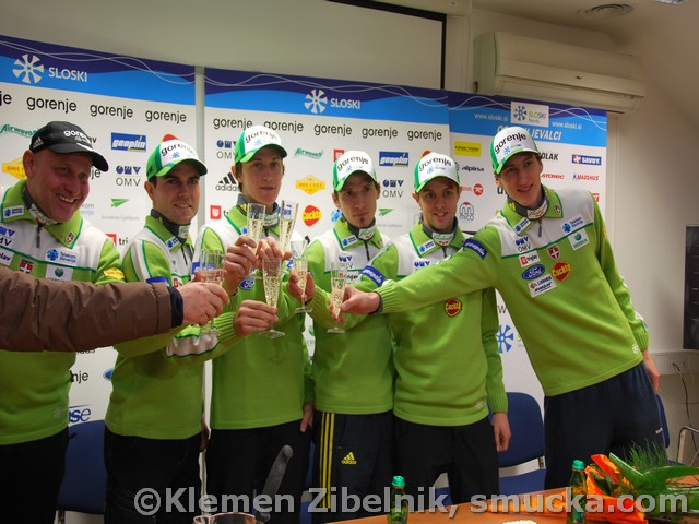 024 Goran Janus, Jernej Damjan, Peter Prevc, Robert Kranjec, Tomaz Naglic, Nejc Dezman