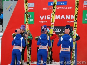 143 Andreas Wellinger, Stefan Kraft, Noriaki Kasai